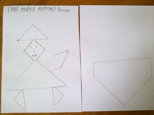 Tangram - papírová skládačka