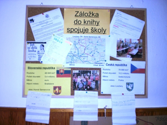 Nástěnka – Záložka do knihy spojuje školy